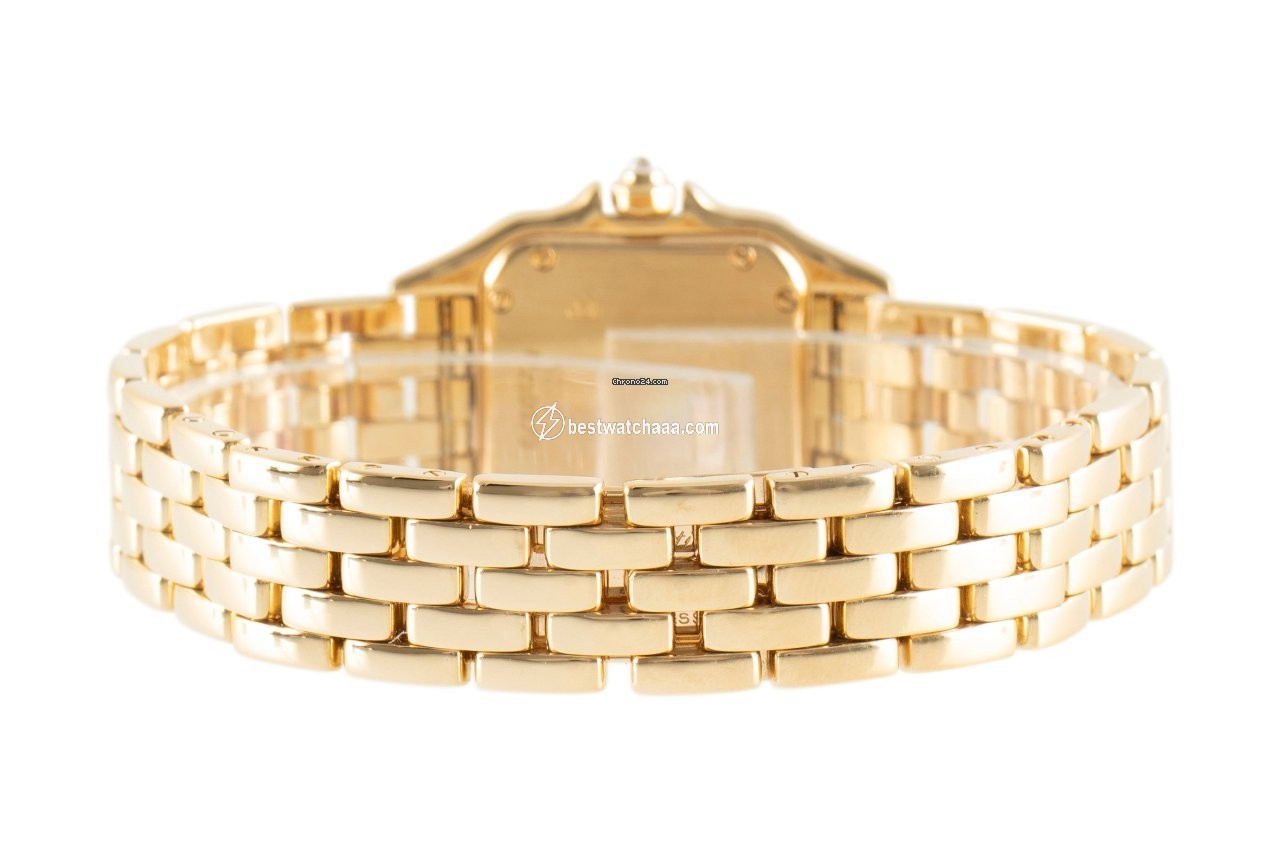 IMG_9081 Cartier Panthere Womens watch Quartz Yellow gold 12802 Replica 7