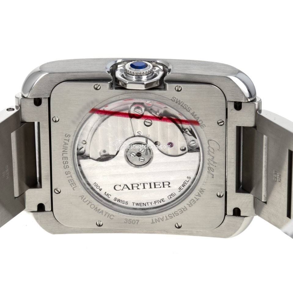 IMG_9081 Cartier Tank Anglaise Mens watch Unisex Automatic Steel w5310008 3507 Replica 7