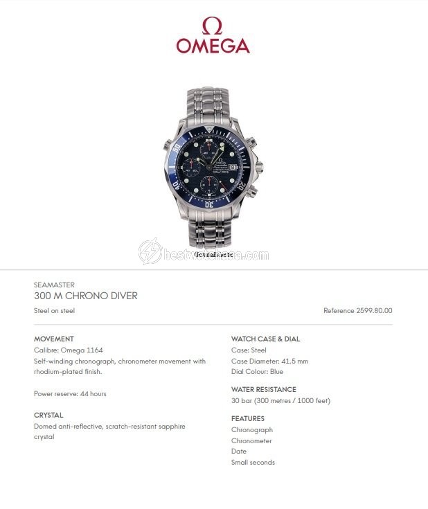 IMG_9081 Omega Seamaster Diver 300 M Mens watch Unisex Automatic Steel 2599.80 Replica 7
