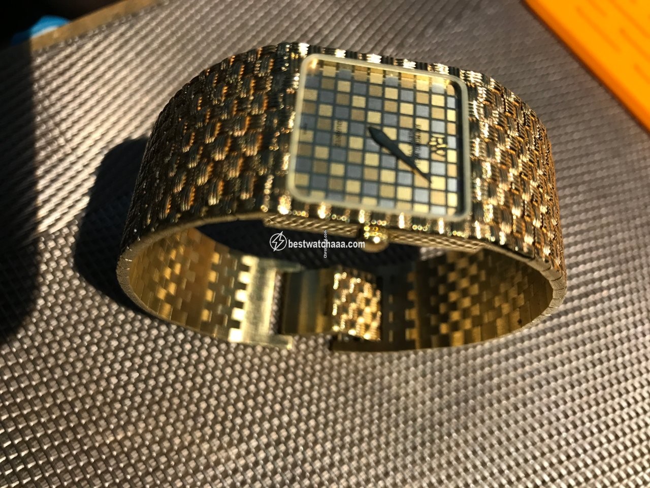 IMG_9081 Raymond Weil Mens watch Unisex Quartz Yellow gold 9058 Replica 7