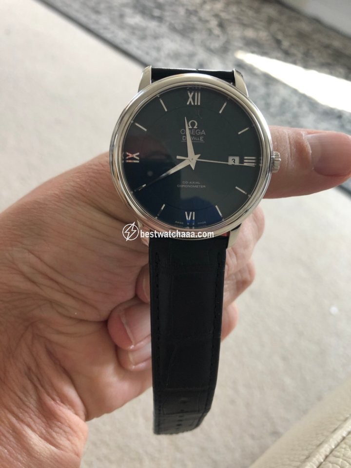IMG_9081 Omega De Ville Prestige Mens watch Unisex Automatic Steel 424.13.40.20.03.001 Replica 7
