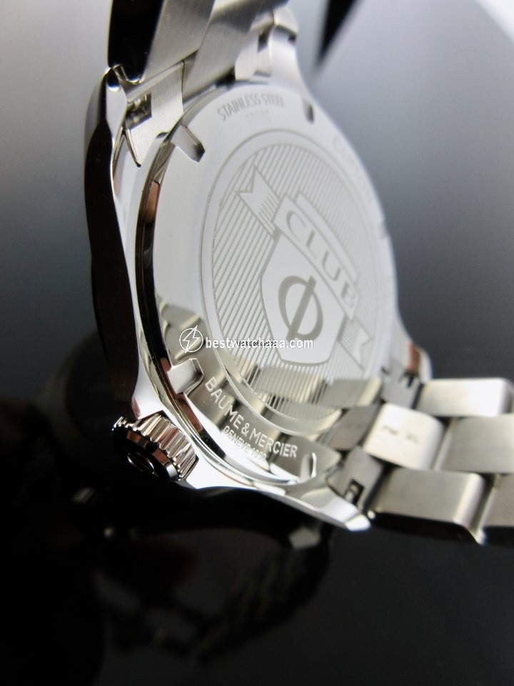IMG_9081 Baume & Mercier Clifton Mens watch Unisex Quartz Steel MOA10413 Replica 7