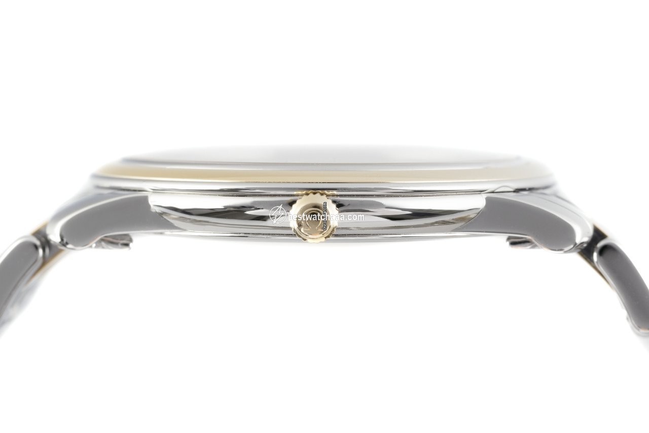 IMG_9081 Omega De Ville Prestige Mens watch Unisex Quartz Gold Steel 4310.32.00 Replica 7