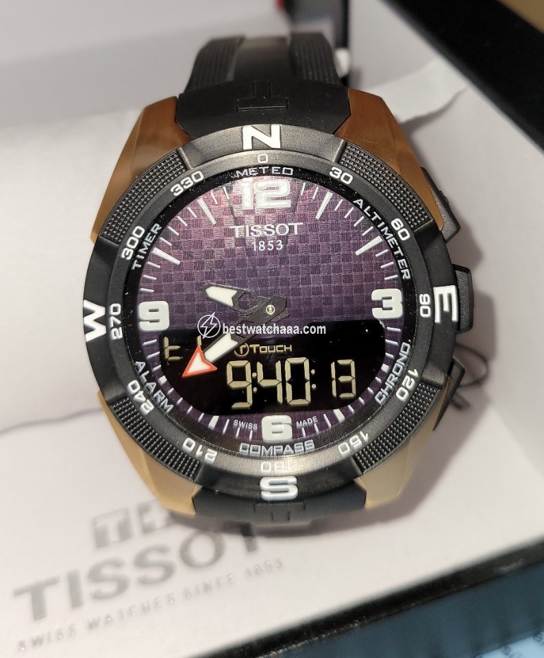 IMG_9081 Tissot T-Touch Expert Solar Mens watch Unisex Quartz Titanium T0914204720700 Replica 7