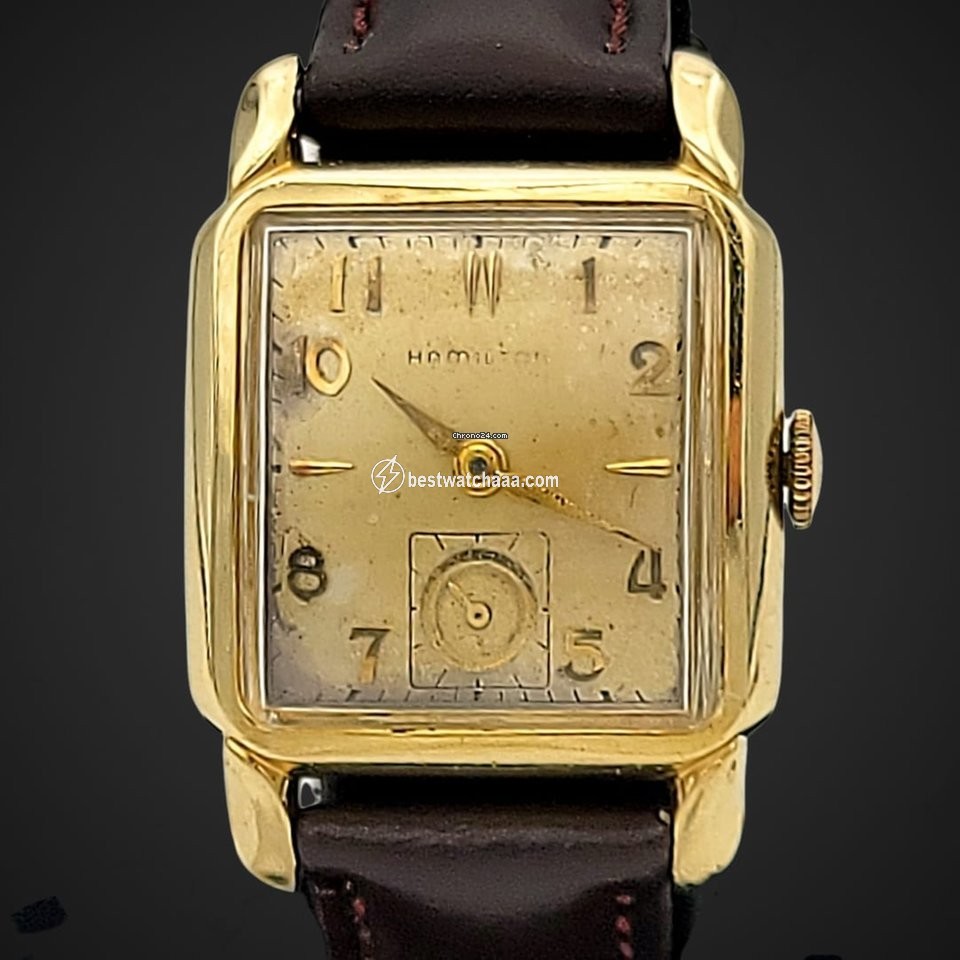 IMG_9081 Hamilton Mens watch Unisex Manual winding Gold Steel Hamilton Grade 747 Replica 7