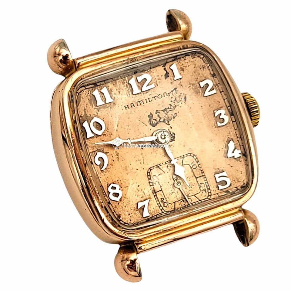 IMG_9081 Hamilton Mens watch Unisex Manual winding Gold Steel Hamilton Grade 987 Replica 7