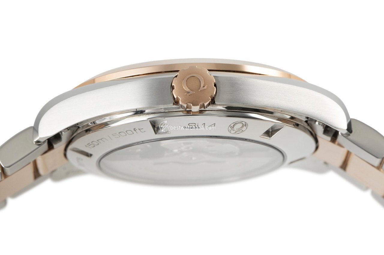 IMG_9081 Omega Seamaster Aqua Terra Mens watch Unisex Automatic Gold Steel 231.20.42.21.02.001 Replica 7