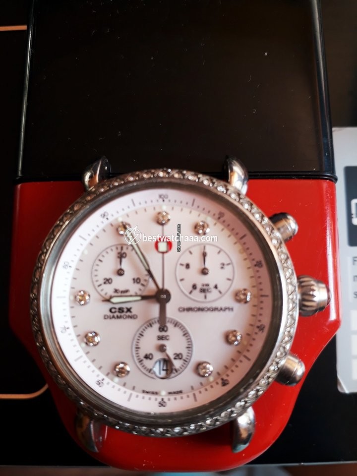 IMG_9081 Michele CSX Mens watch Unisex Quartz Steel MWW03M000114 Replica 7