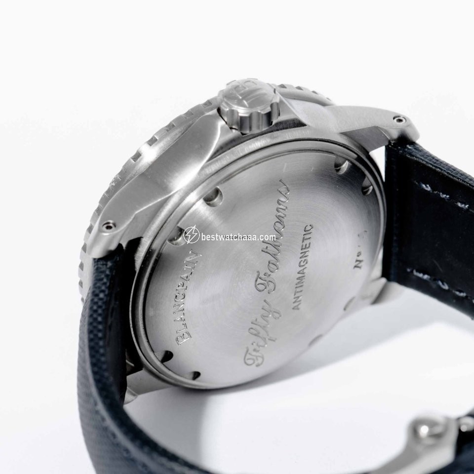 IMG_9081 Blancpain Fifty Fathoms Mens watch Unisex Automatic Steel 5015d-1140-52b Replica 7