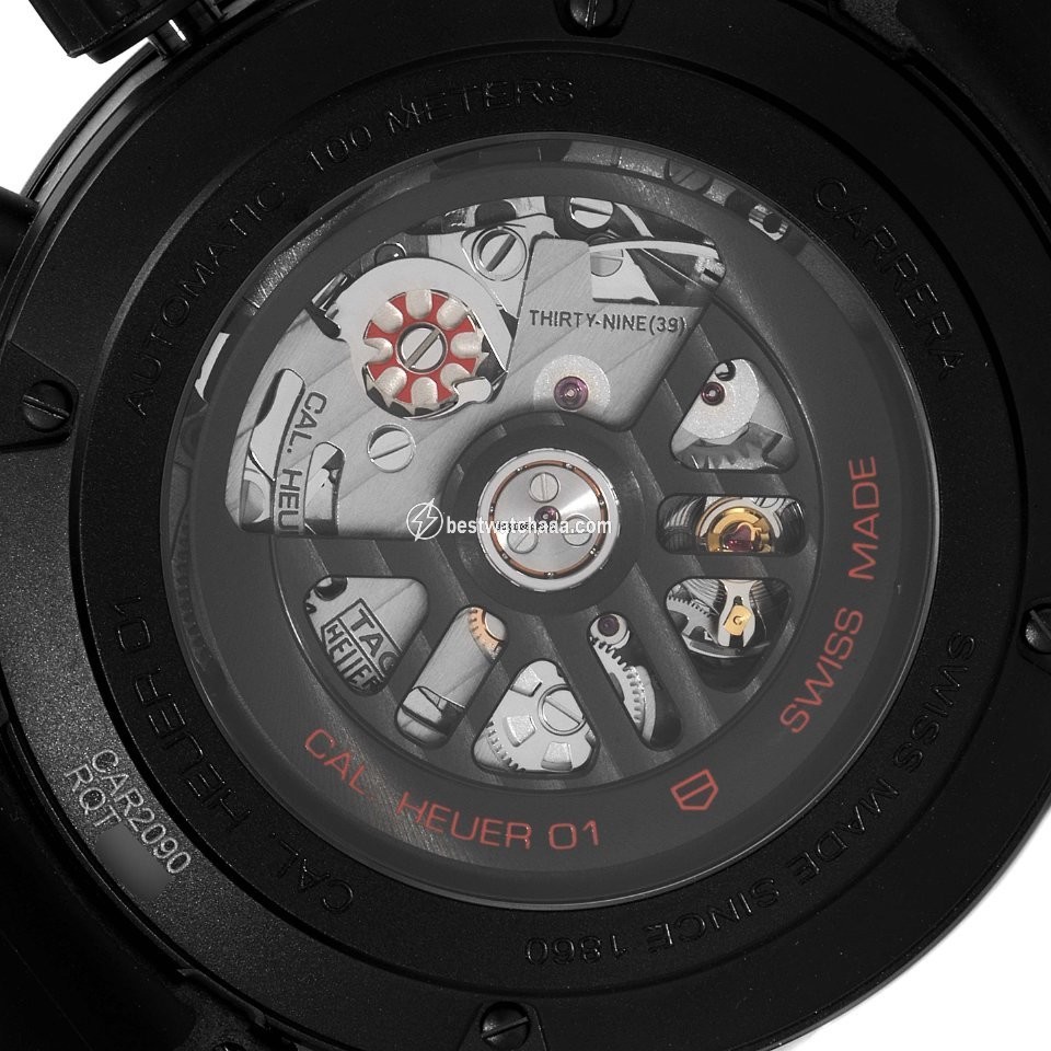 IMG_9081 TAG Heuer Carrera Calibre HEUER 01 Mens watch Unisex Automatic Ceramic CAR2090.BH0729 Replica 7
