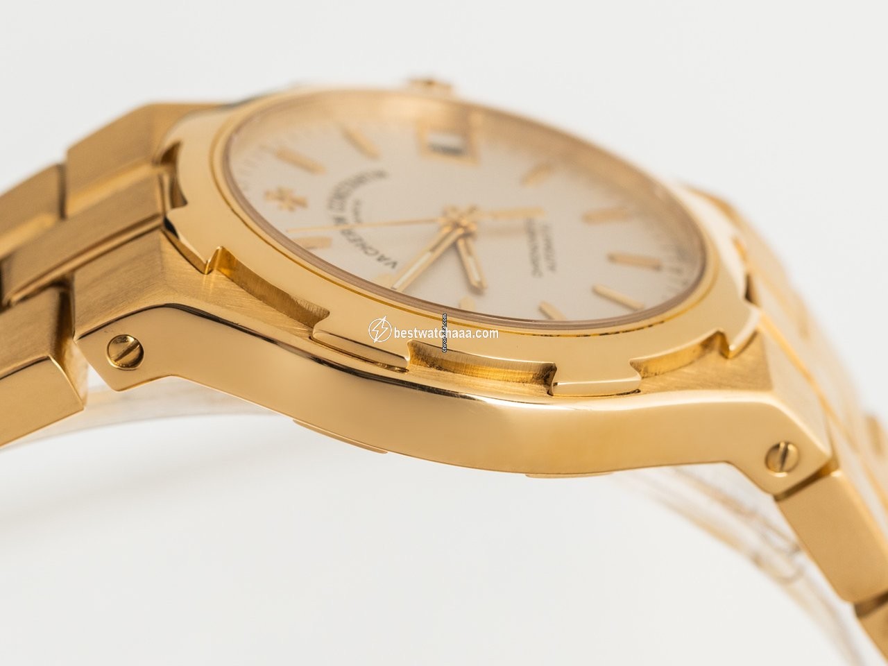 IMG_9081 Vacheron Constantin Overseas Mens watch Unisex Automatic Yellow gold 42050 42052 423J Replica 7