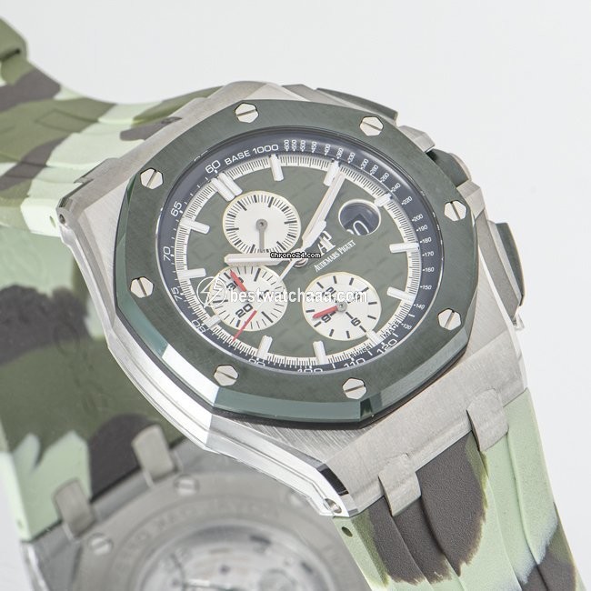 IMG_9081 Audemars Piguet Royal Oak Offshore Chronograph Mens watch Unisex Automatic Steel 26400SO.OO.A055CA.01 Replica 7