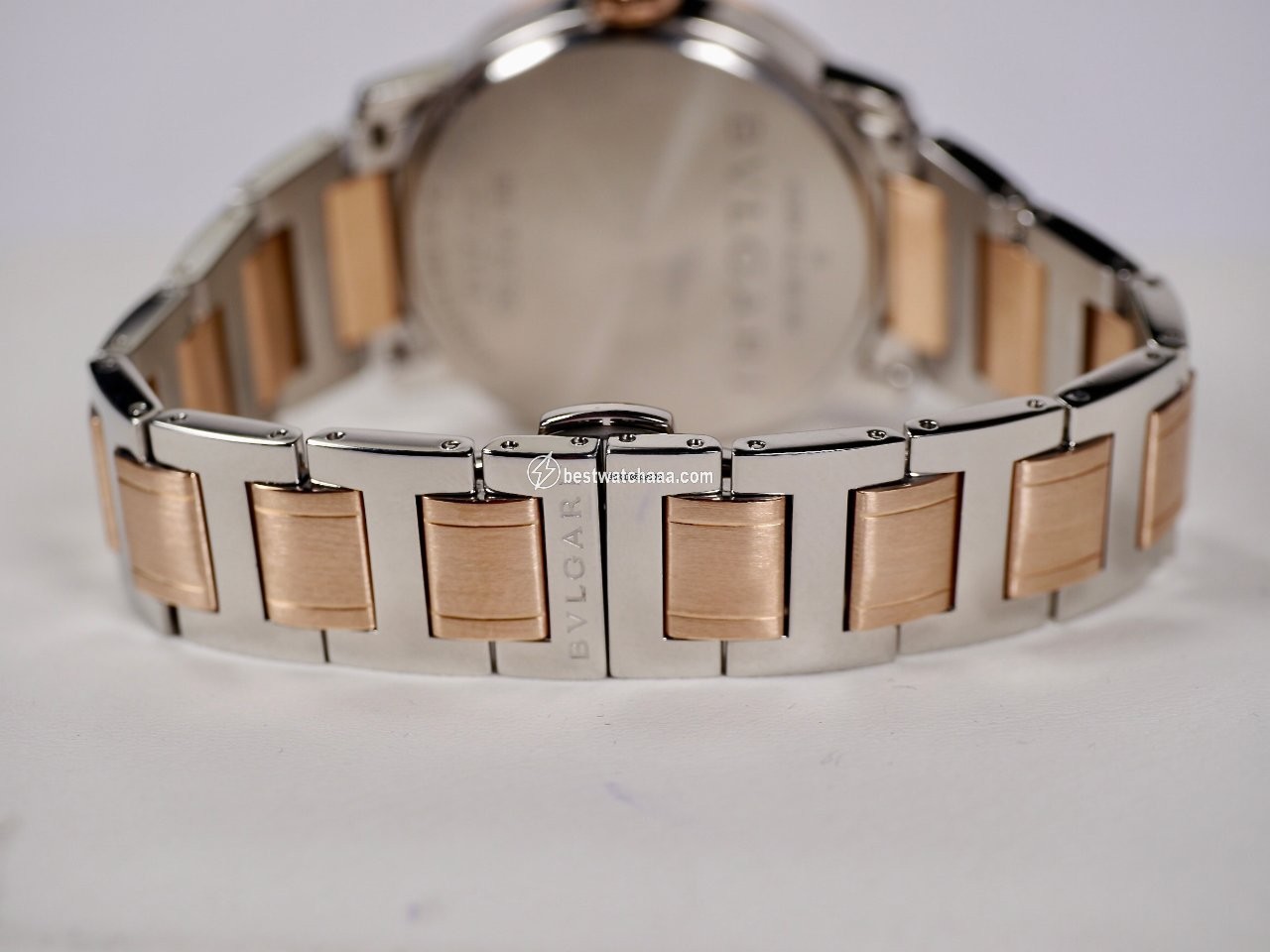 IMG_9081 Bulgari Bulgari Womens watch Automatic Gold Steel BBL37WSPG 12 Replica 7
