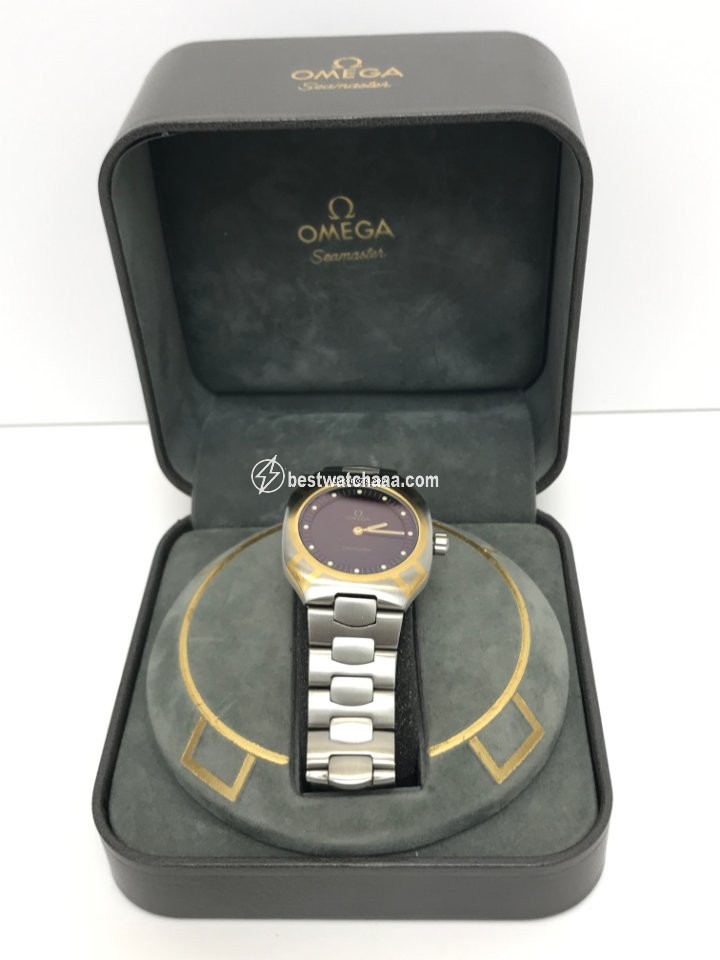 IMG_9081 Omega Seamaster Mens watch Unisex Quartz Gold Steel DB 386.0820 Replica 7