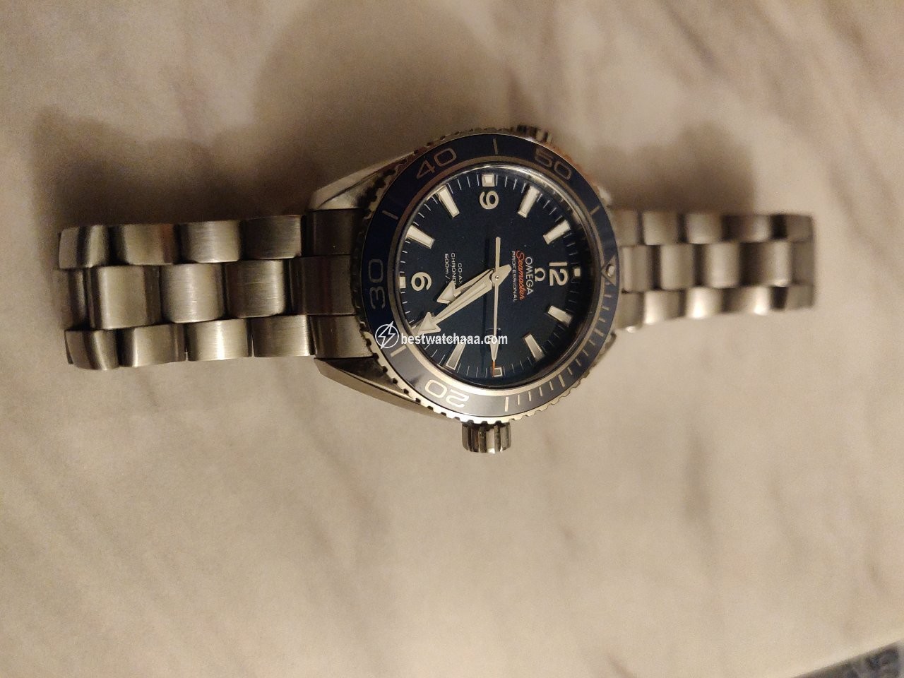 IMG_9081 Omega Seamaster Planet Ocean Mens watch Unisex Automatic Titanium 232.90.38.20.03.001 Replica 7