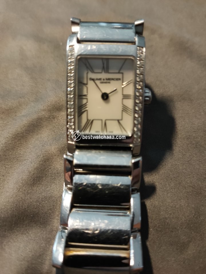 IMG_9081 Baume & Mercier Hampton Womens watch Quartz Steel 65406 Replica 7