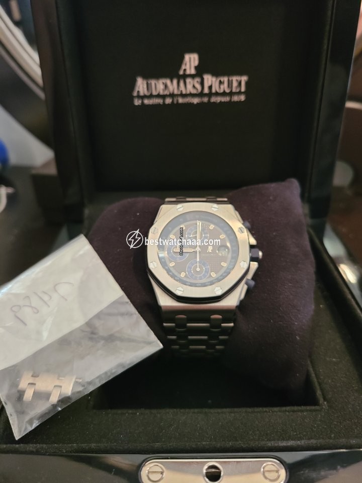IMG_9081 Audemars Piguet Royal Oak Offshore Chronograph Mens watch Unisex Automatic Titanium 25721TI.O.1000TI.01 Replica 7