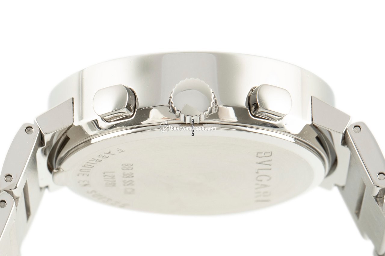IMG_9081 Bulgari Bulgari Mens watch Unisex Automatic Steel BB 38 SS CH Replica 7