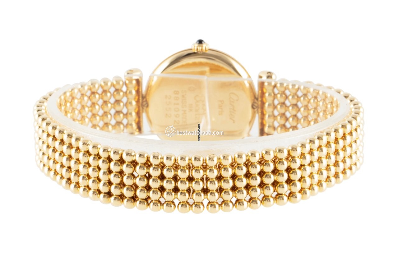 IMG_9081 Cartier Womens watch Quartz Yellow gold 881092 Replica 7