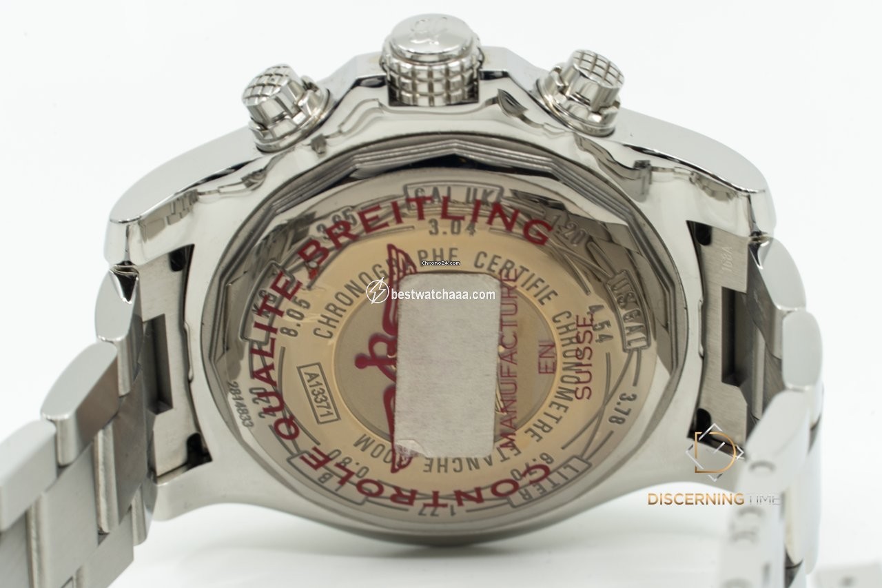 IMG_9081 Breitling Super Avenger II Mens watch Unisex Automatic Steel A1337111 BC29 168A Replica 7