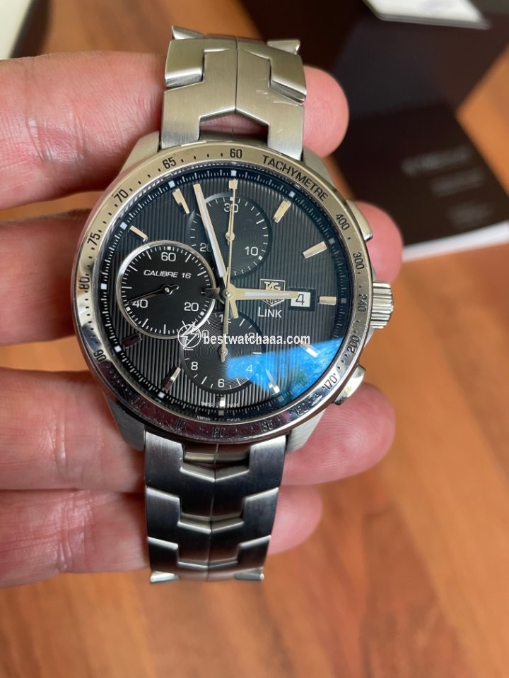 IMG_9081 TAG Heuer Link Calibre 16 Mens watch Unisex Automatic Steel CAT2010 Replica 7
