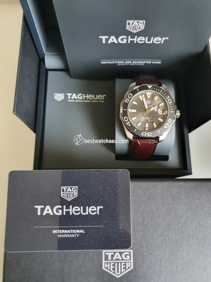 IMG_9081 TAG Heuer Aquaracer 300M Mens watch Unisex Automatic Steel WAY201M.FC6474 Replica 7