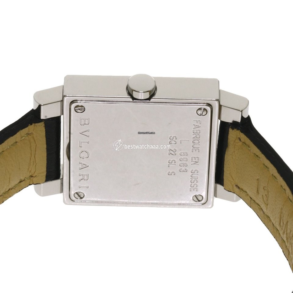 IMG_9081 Bulgari Quadrato Womens watch Quartz Steel SQ22SLS Replica 7
