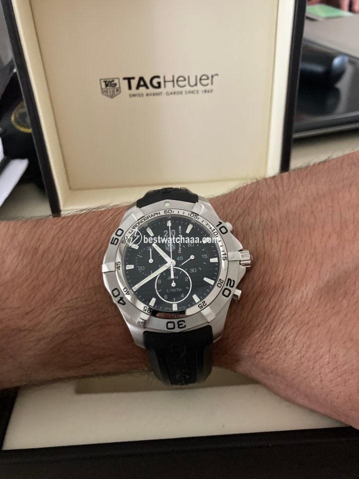 IMG_9081 TAG Heuer Aquaracer 300M Mens watch Unisex Manual winding CAF101E.FT8011 Replica 7