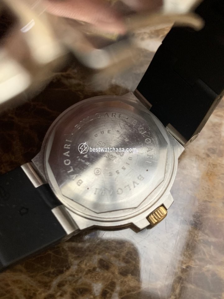 IMG_9081 Bulgari Diagono Mens watch Unisex Automatic Gold Steel SD38SG Replica 7