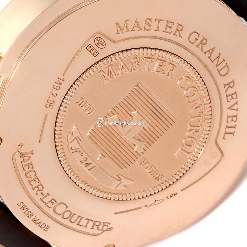 IMG_9081 Jaeger-LeCoultre Master Grand Reveil Mens watch Unisex Automatic Rose gold 149.2.95 Replica 7