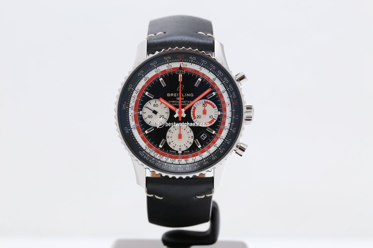 IMG_9081 Breitling Navitimer 1 B01 Chronograph 43 Mens watch Unisex Automatic Steel AB01211B1B1X1 Replica 7