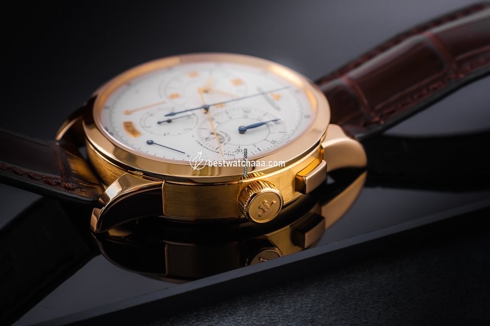 IMG_9081 Jaeger-LeCoultre Duometre Mens watch Unisex Manual winding Rose gold 600.2.28.S Replica 7