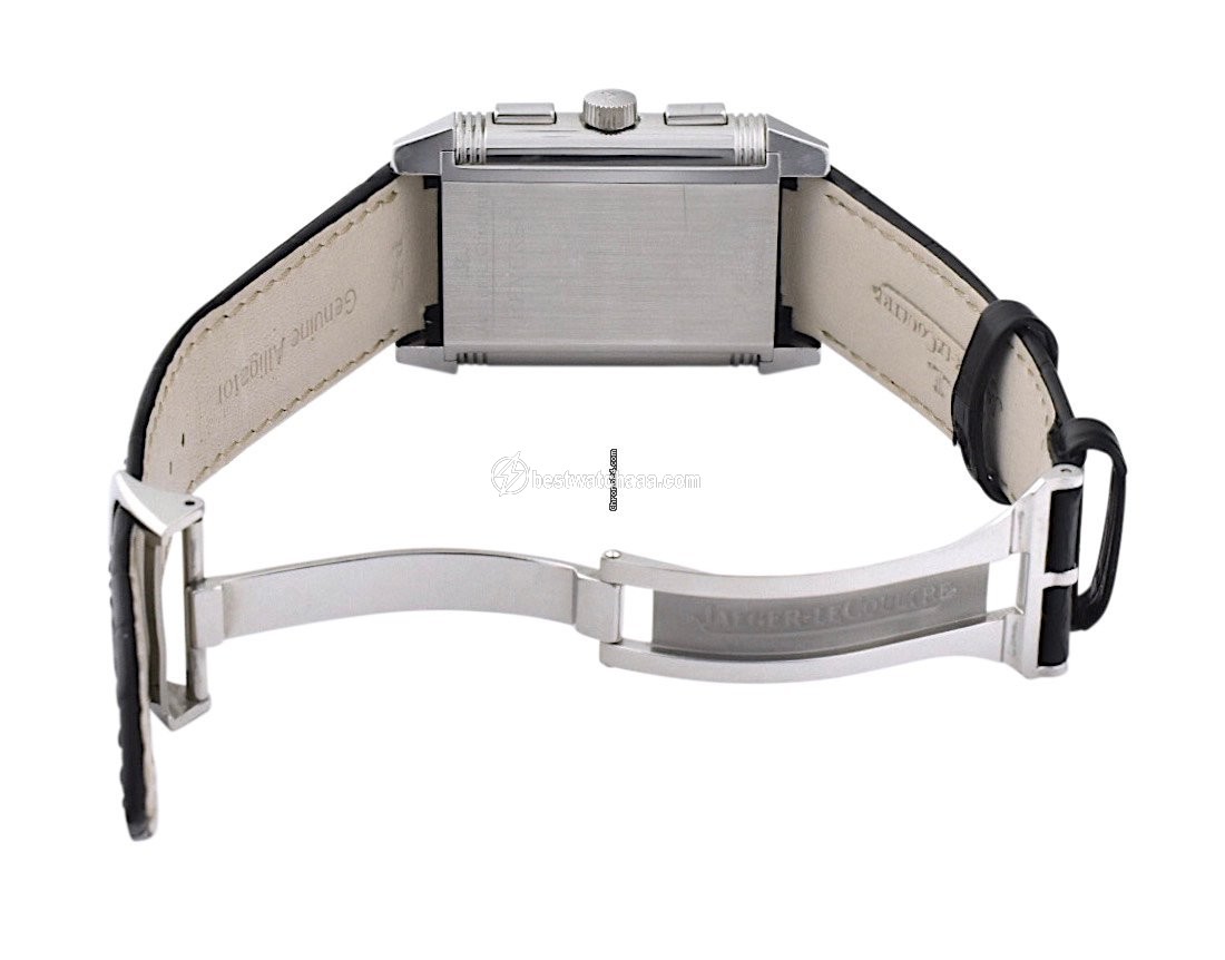 IMG_9081 Jaeger-LeCoultre Reverso Grande Date Mens watch Unisex Manual winding Steel 240.8.18 Replica 7