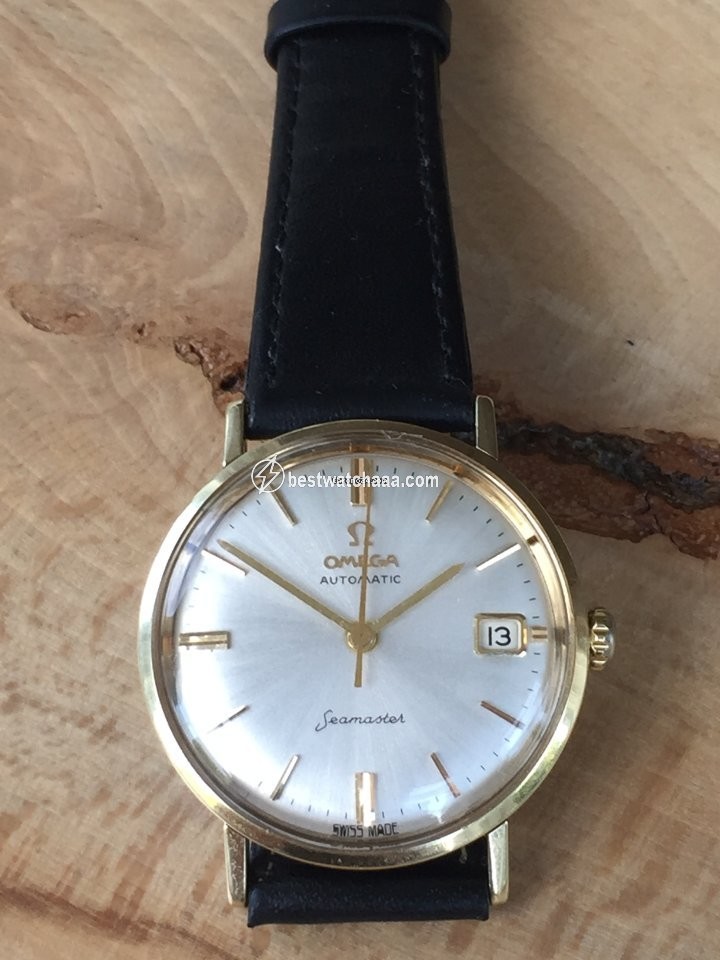 IMG_9081 Omega Seamaster Mens watch Unisex Automatic Gold Steel 14770 Replica 7