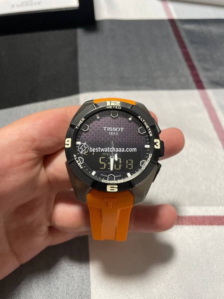 IMG_9081 Tissot T-Touch Expert Solar Mens watch Unisex Quartz Titanium T091420A Replica 7