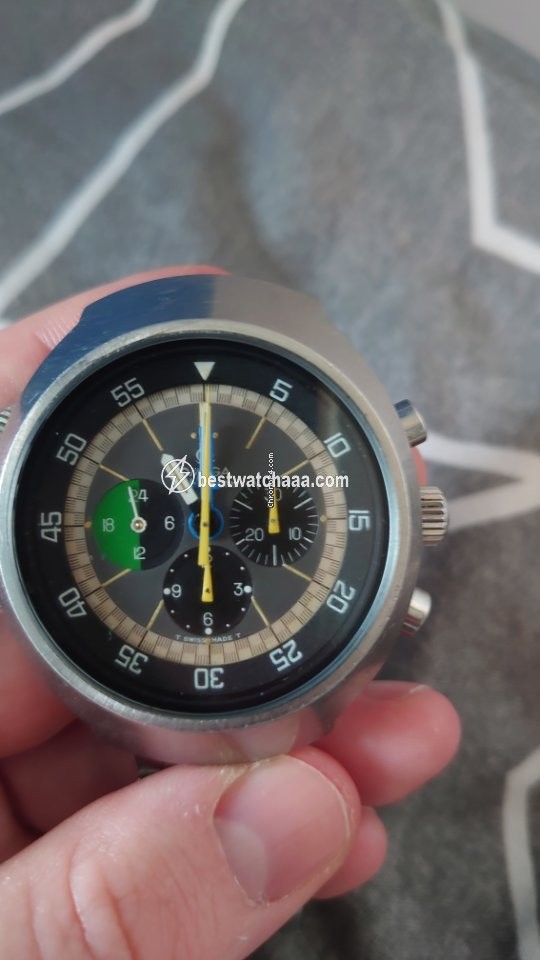 IMG_9081 Omega Flightmaster Mens watch Unisex Manual winding Steel 145.013 Replica 7