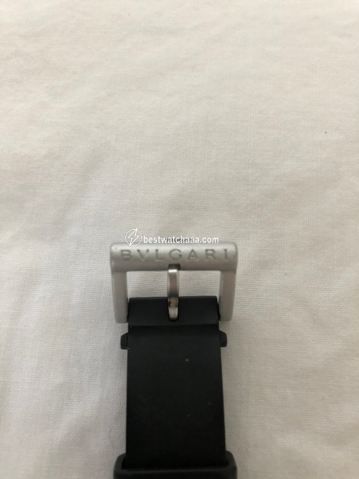 IMG_9081 Bulgari Diagono Mens watch Unisex Automatic Aluminum AL 38 A Replica 7