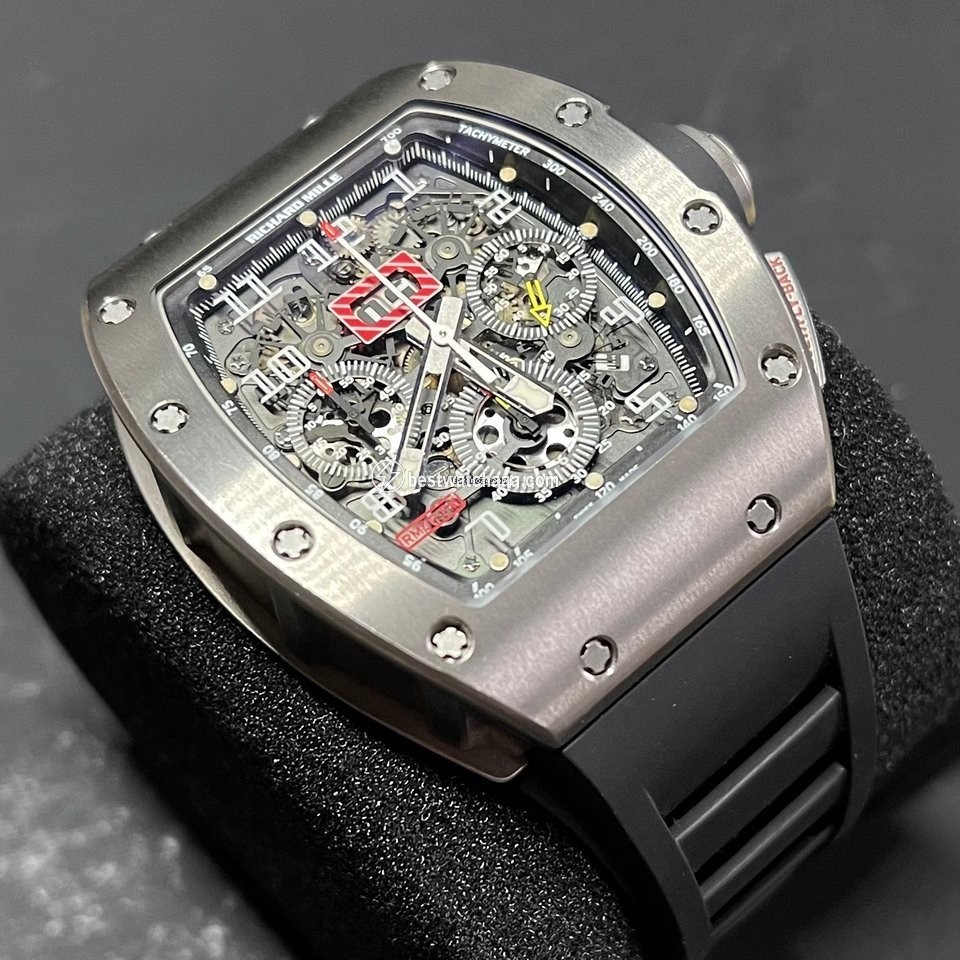 IMG_9081 Richard Mille RM 011 Mens watch Unisex Automatic Titanium RM011 AH Ti Replica 7