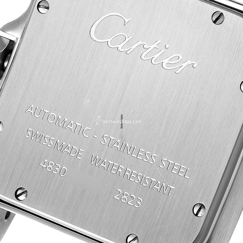 IMG_9081 Cartier Santos Galbee Mens watch Unisex Automatic Steel W20098D6 Replica 7