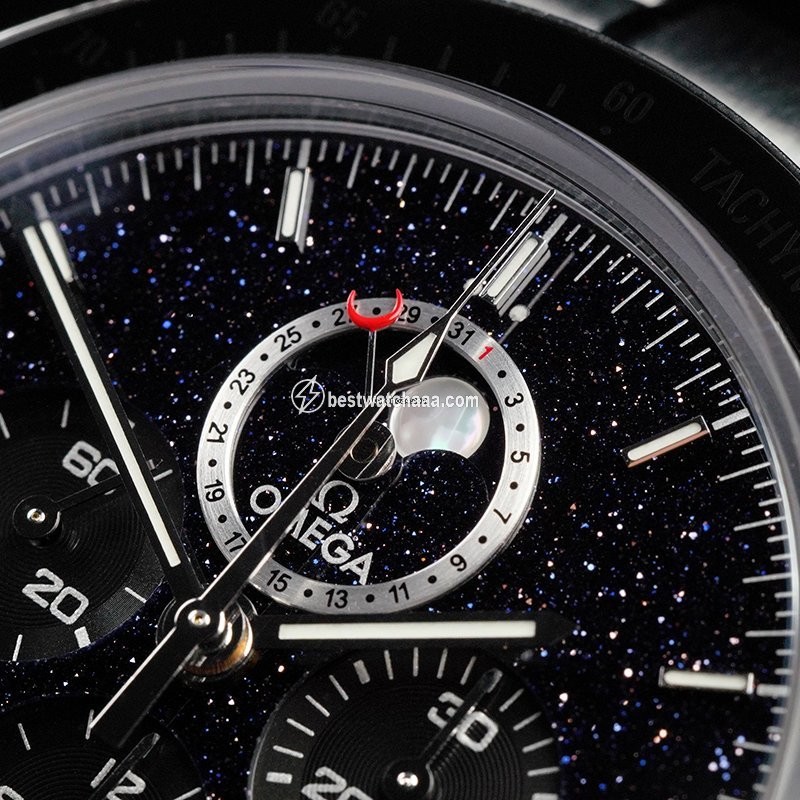 IMG_9081 Omega Speedmaster Professional Moonwatch Moonphase Mens watch Unisex Steel 311.30.44.32.01.001 Replica 7