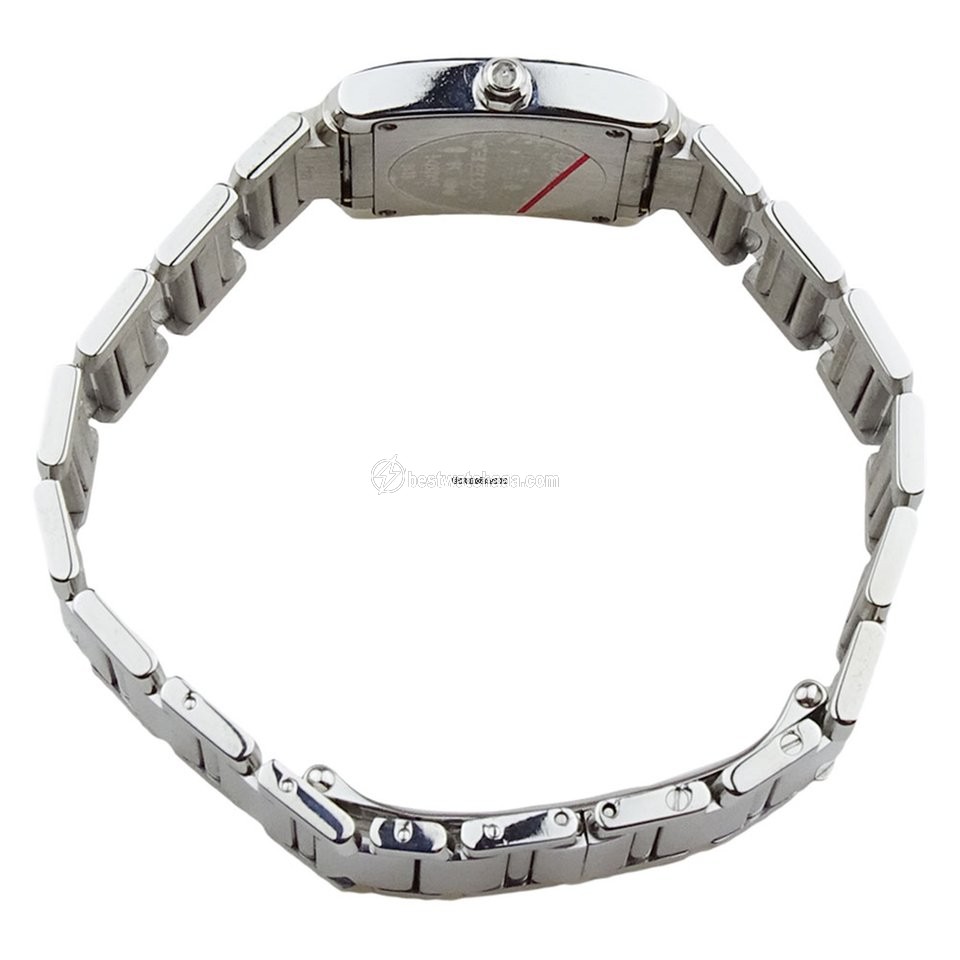 IMG_9081 Cartier Tank Francaise Mens watch Unisex Quartz White gold WE1002SE Replica 7