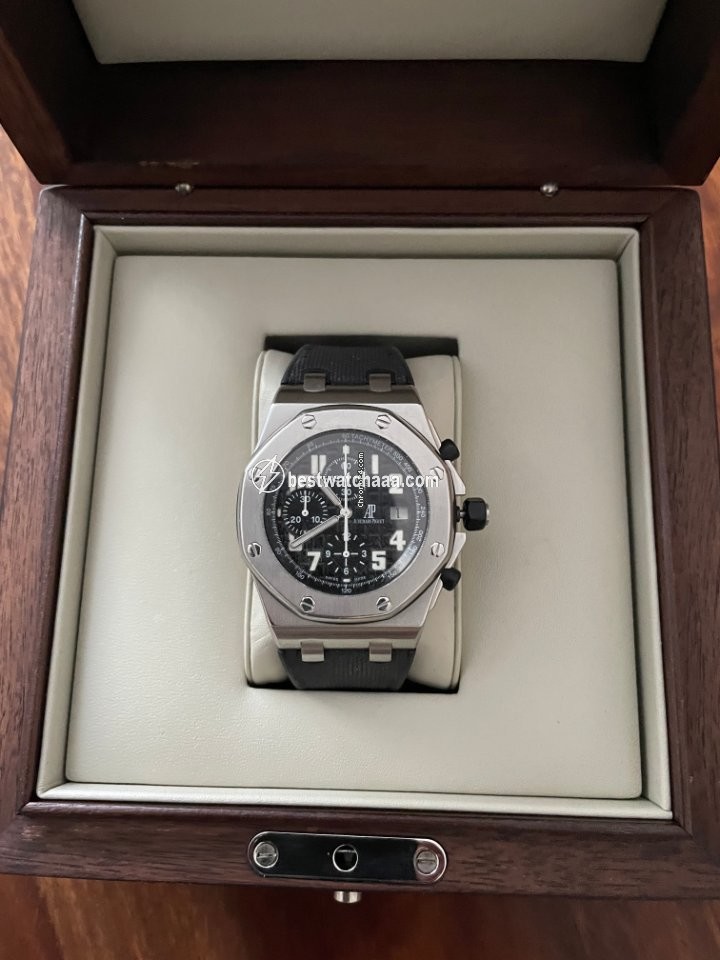 IMG_9081 Audemars Piguet Royal Oak Offshore Chronograph Mens watch Unisex Automatic Steel 26020ST.OO.D001IN.01.A Replica 7