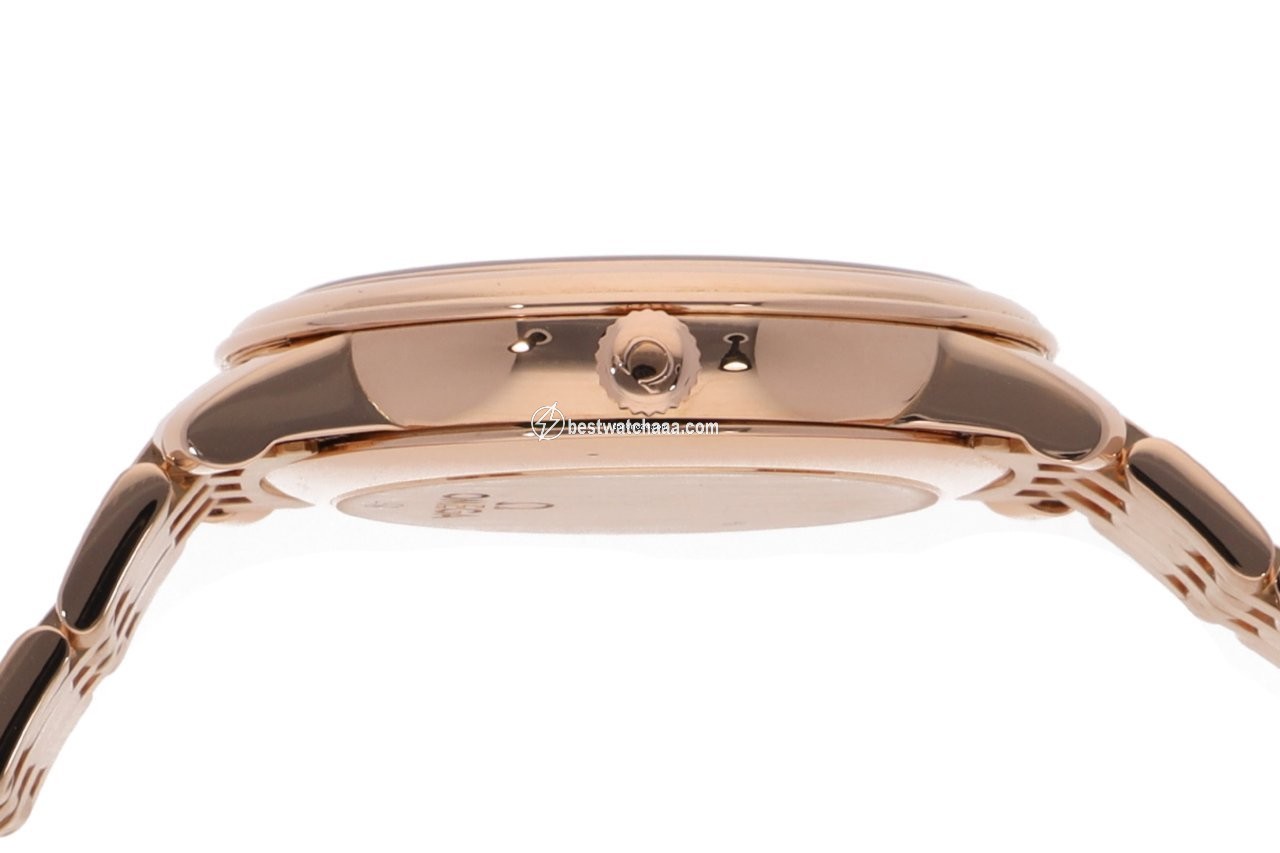 IMG_9081 Omega De Ville Prestige Mens watch Unisex Automatic Red gold 424.50.37.20.02.001 Replica 7