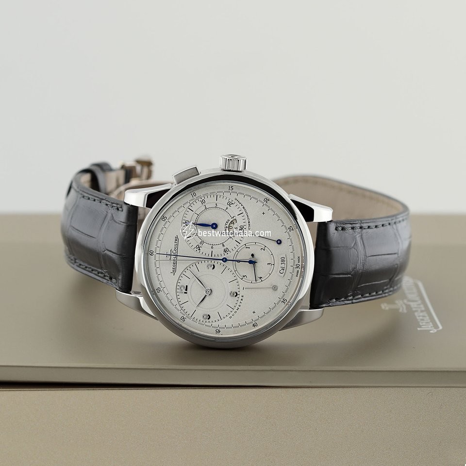 IMG_9081 Jaeger-LeCoultre Duometre Mens watch Unisex Manual winding Platinum 6016490 Replica 7