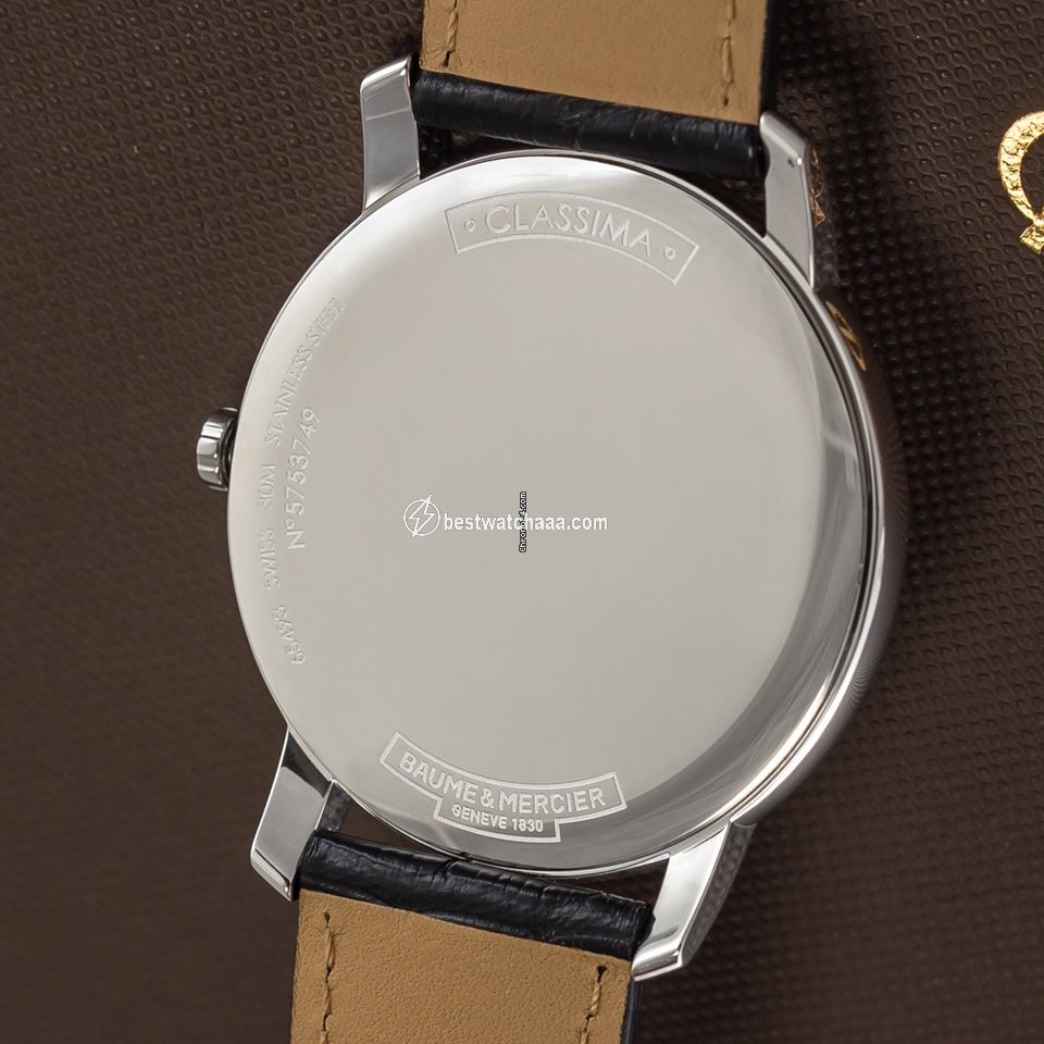 IMG_9081 Baume & Mercier Classima Mens watch Unisex Quartz Steel 10266 Replica 7