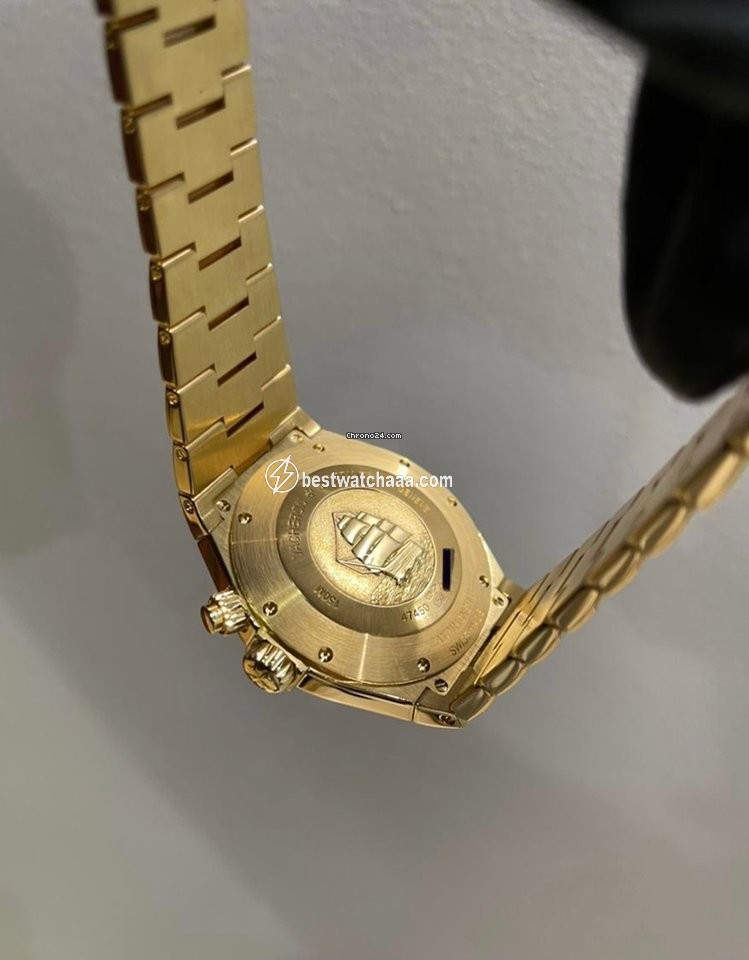 IMG_9081 Vacheron Constantin Overseas Dual Time Mens watch Unisex Automatic Yellow gold 47450 B01J-9228 Replica 7