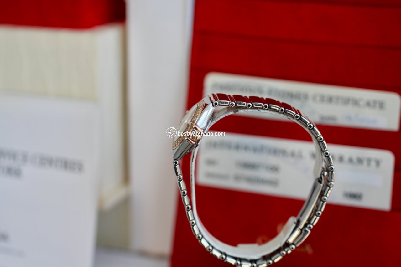 IMG_9081 Omega Constellation Womens watch Quartz Steel 13687100 Replica 7