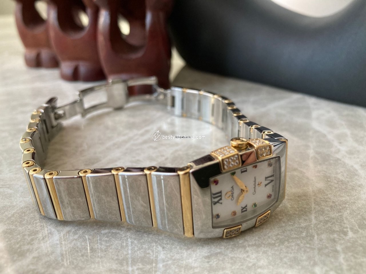 IMG_9081 Omega Constellation Womens watch Quartz Steel 1886.79.36 Replica 7