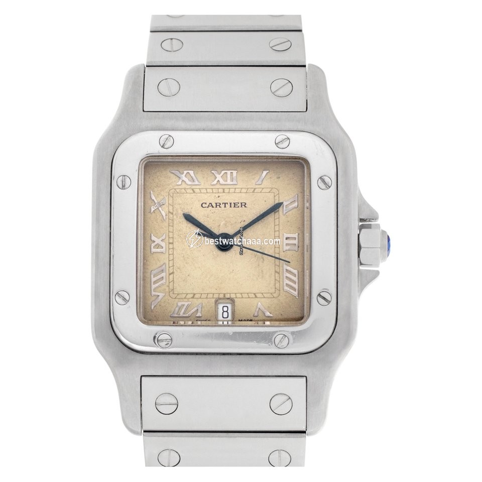 IMG_9081 Cartier Santos Womens watch Quartz Steel W20025D6 1564 Replica 7