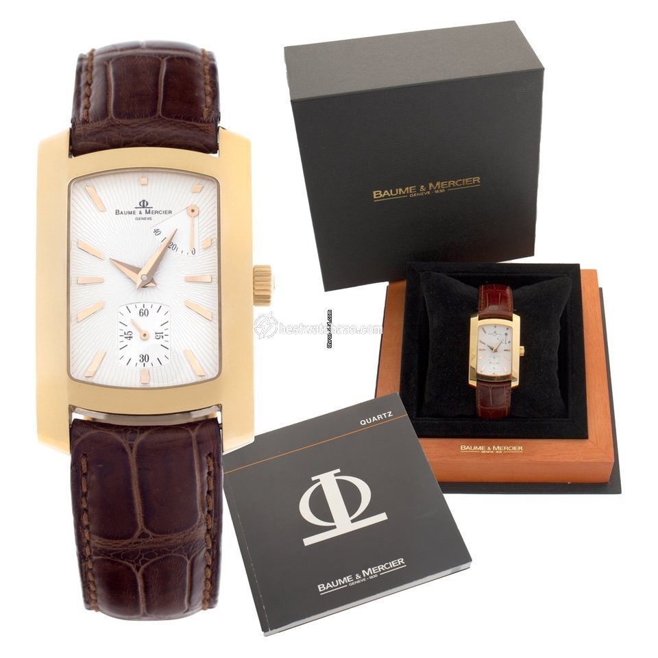 IMG_9081 Baume & Mercier Hampton Mens watch Unisex Automatic Rose gold 65362 Replica 7